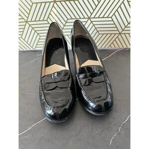 Michael Kors Women's Patent Leather Black Heels | Size 9